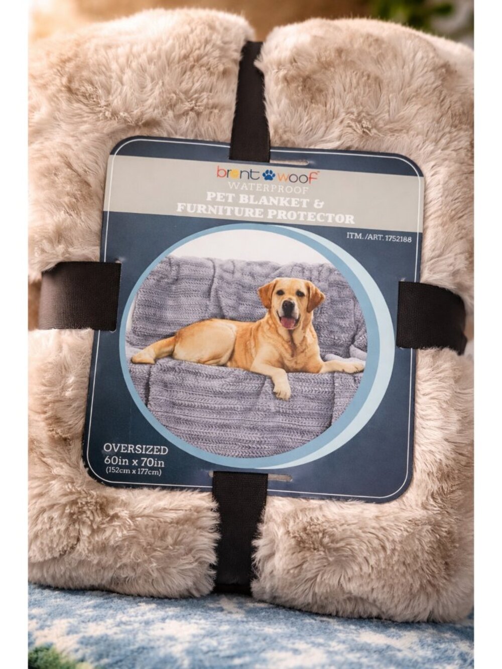 Brentwood Originals Oversized Waterproof Pet Blanket and Furniture Protector